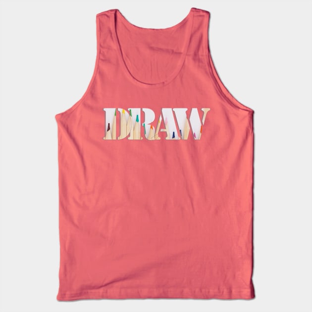 DRAW Tank Top by afternoontees